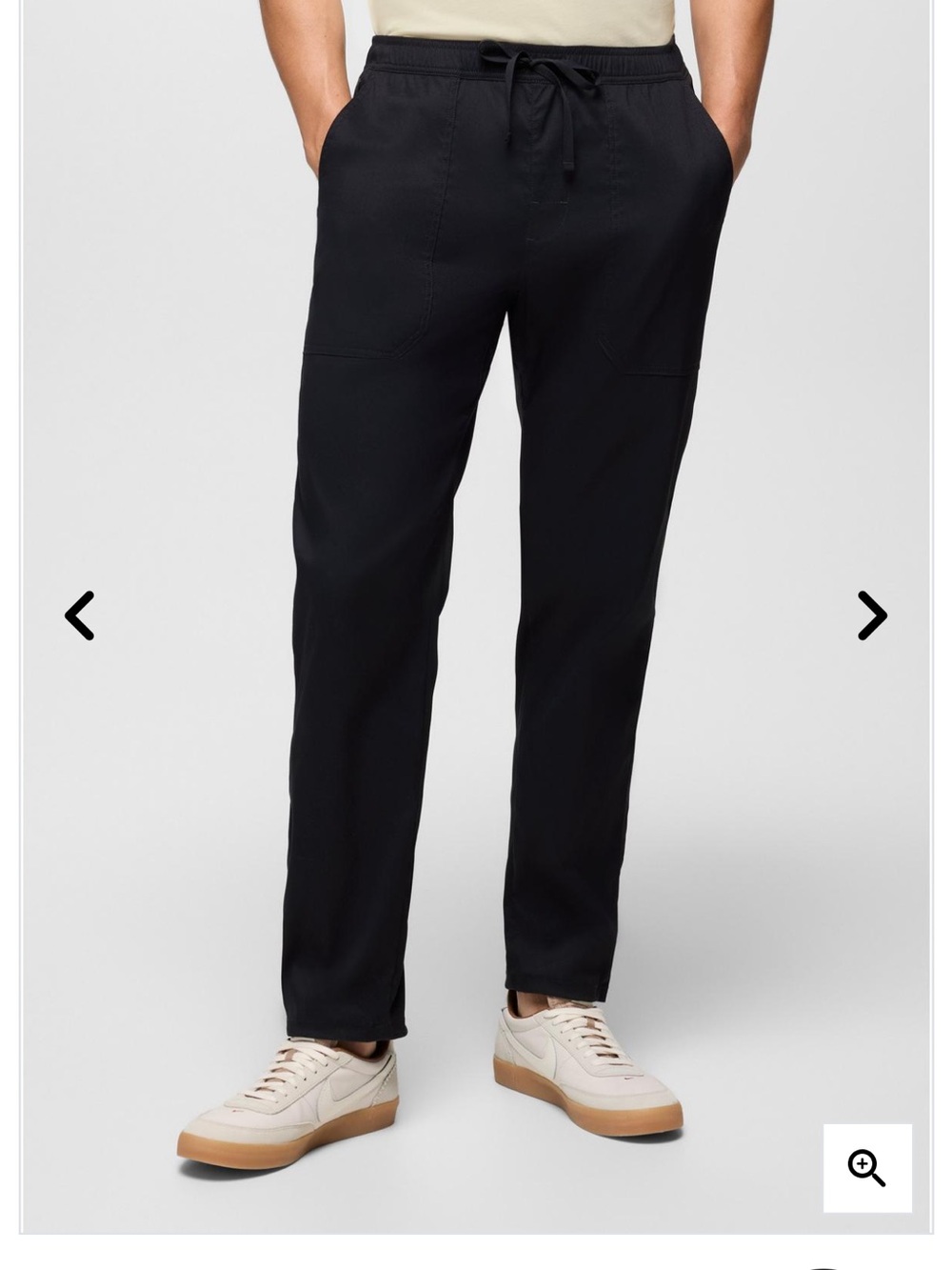 Prana Men's Black Drawstring Joggers